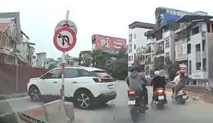 Ô tô quay đầu ở nơi có biển báo cấm quay đầu xe bị phạt bao nhiêu tiền?