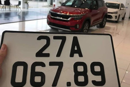 Biển số xe định danh có bao nhiêu số?