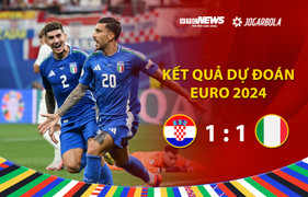 Kết quả Dự đoán EURO 2024 nhận quà VTC News: Croatia vs Italy