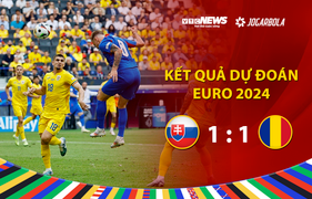 Kết quả Dự đoán EURO 2024 nhận quà VTC News: Slovakia vs Romania