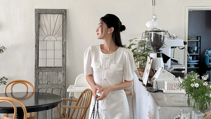 Mẫu váy liền sành điệu chuẩn mốt