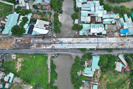 Tăng tốc thi công cầu huyết mạch hơn 900 tỷ đồng phía Đông TP.HCM