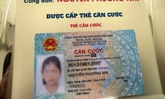 Cận cảnh thẻ căn cước của trẻ em được cấp từ 1/7
