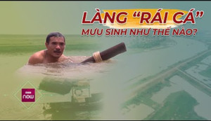 Mưu sinh dưới đáy sông Thương