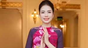 NTK Thoa Trần thực hiện bộ sưu tập áo dài cho thí sinh Mrs Earth Vietnam 2024