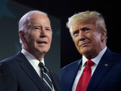 Ông Trump dẫn trước ông Biden trong khảo sát mới 