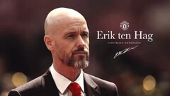Manchester Utd gia hạn hợp đồng với HLV Erik ten Hag