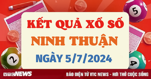 XSNT 5/7 - Kết quả xổ số Ninh Thuận hôm nay 5/7/2024 - XSNT thứ Sáu