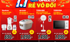 7/7 Siêu sale ngày đôi, hàng điện máy 'rẻ vô đối'