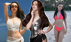 Thi Hoa hậu ở tuổi 32, 'chị đẹp' MLee xinh đẹp, gợi cảm thế nào?