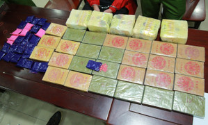 Nghệ An triệt phá đường dây ma túy lớn, thu giữ 27 bánh heroin