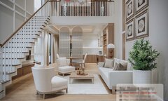 Mẫu thiết kế nội thất nhà cấp 4 gác lửng đẹp và hiện đại