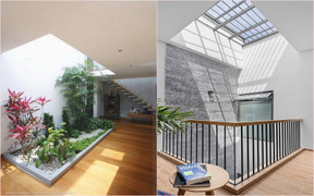 Kinh nghiệm thiết kế giếng trời cho nhà phố đẹp và hiện đại