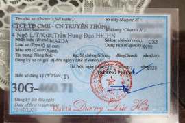 Ô tô không có giấy đăng ký xe bị phạt bao nhiêu tiền?