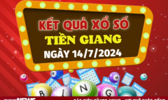 XSTG 14/7 - Kết quả xổ số Tiền Giang hôm nay 14/7/2024 - XSTG Chủ nhật