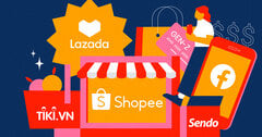 Người Việt chi 156.000 tỷ đồng mua hàng online qua 5 chợ thương mại điện tử