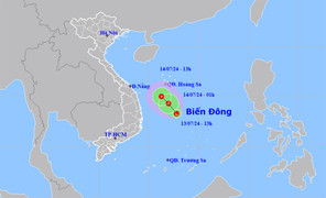 Xuất hiện vùng áp thấp trên Biển Đông, có thể mạnh lên thành áp thấp nhiệt đới