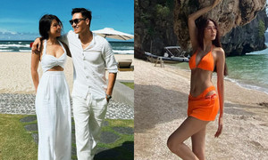 Sao Việt 16/7: Mạnh Trường tình tứ bên vợ, Hoàng Thuỳ đi du lịch giữa ồn ào