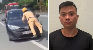 Danh tính tài xế ô tô vượt đèn đỏ, hất CSGT Hải Phòng lên nắp capo
