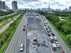 Cận cảnh 2 cây cầu sắp thông xe ở dự án nút giao hiện đại bậc nhất TP.HCM