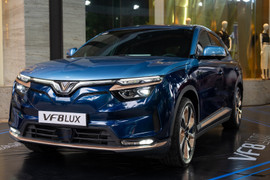 Cận cảnh VF 8 Lux Hỏa long độc bản dành cho 888 khách hàng đầu tiên đặt mua