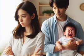 Nghe tin sếp nằm viện, vợ liền xách quần áo vào chăm, mặc tôi bế con ở nhà