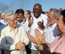 Hình ảnh đồng chí Nguyễn Phú Trọng luôn là chỗ dựa cho Cuba