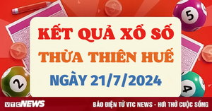 XSTTH 21/7 - Kết quả xổ số Thừa Thiên Huế hôm nay 21/7/2024 - XSTTH Chủ nhật