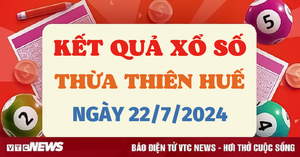 XSTTH 22/7 - Kết quả xổ số Thừa Thiên Huế hôm nay 22/7/2024 - XSTTH thứ Hai