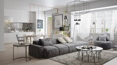 Lựa chọn mẫu thiết kế căn hộ 55m2 có 2 phòng ngủ