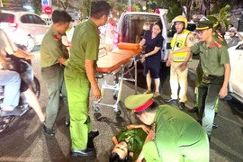 Khởi tố nam thanh niên tông xe khiến chiến sĩ công an bị thương