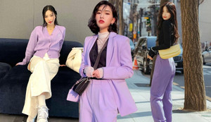 Phối đồ màu tím sao cho thời trang nhất