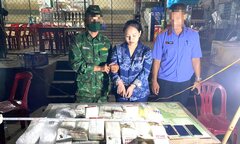 Bắt giữ cô gái trẻ vận chuyển 15kg ma túy, 40 bánh heroin từ Lào về Việt Nam