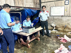Hai cơ sở giết mổ gia súc trái phép bị phạt hơn 20 triệu đồng 
