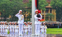 Lễ thượng cờ rủ Quốc tang Tổng Bí thư Nguyễn Phú Trọng