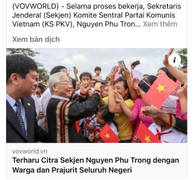 Thính giả Indonesia thương tiếc Tổng Bí thư Nguyễn Phú Trọng