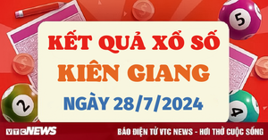 XSKG 28/7 - Kết quả xổ số Kiên Giang hôm nay 28/7/2024 - XSKG Chủ nhật