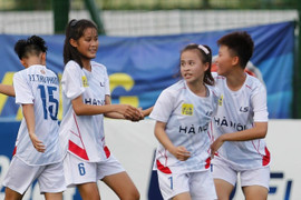 Hà Nội vô địch giải bóng đá nữ U16 Quốc gia 2024