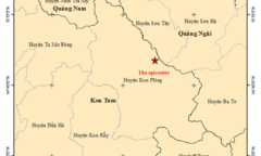 Kon Tum xảy ra 2 trận động đất trong buổi sáng