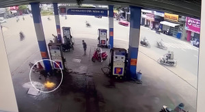 Bắt giữ kẻ đốt cây xăng, nhà dân ở Nha Trang 