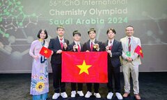 4/4 học sinh Việt giành huy chương Olympic Hóa học quốc tế, xếp hạng ngang Mỹ