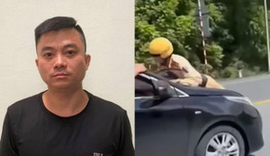 Khởi tố tài xế ô tô vượt đèn đỏ, hất CSGT Hải Phòng lên nắp capo