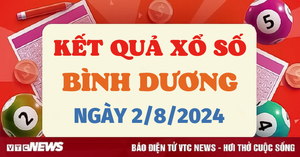 XSBD 2/8 - Kết quả xổ số Bình Dương hôm nay 2/8/2024 - XSBD thứ Sáu