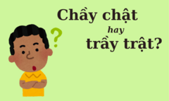 'Chầy chật' hay 'trầy trật' mới chuẩn Tiếng Việt?
