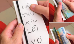 Thư xin lỗi vợ gây sốt mạng