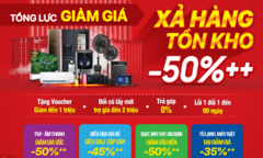 Siêu thị điện máy MediaMart 'Tổng lực giảm giá - Xả hàng tồn kho'