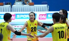 SEA V.League 2024: Tuyển bóng chuyền nữ Việt Nam thắng dễ Indonesia