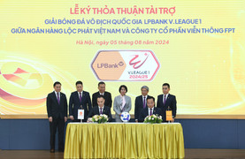 LPBank tài trợ chính Giải bóng đá vô địch Quốc gia LPBank V.League 1