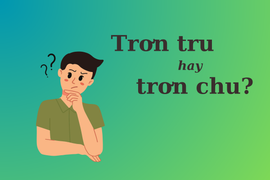 'Trơn tru' hay 'trơn chu' mới đúng chính tả?