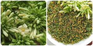 Hoa đu đủ tươi hay khô tốt hơn?